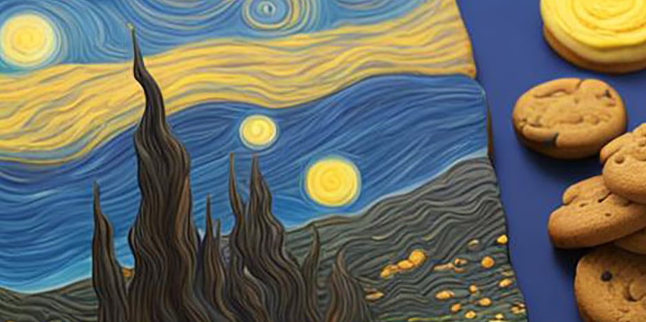 NYC: Starry Night - Van Gogh Cookie Painting (BYOB)